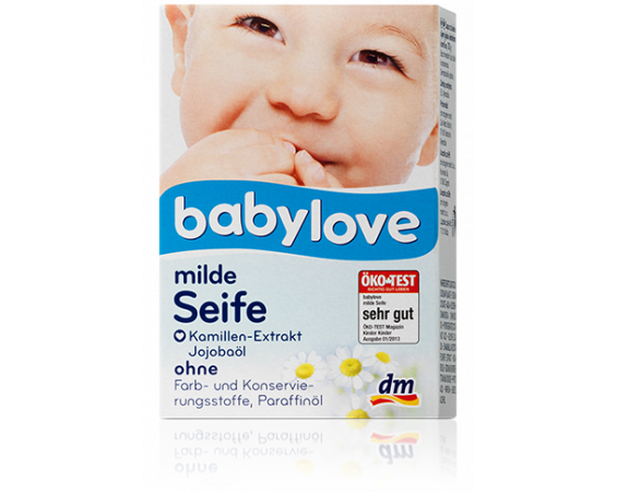 Babylove milde Seife - детское мыло с ромашкой