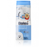 Balea dusche & shampoo for Kids - Гель-душ + шампунь без слез полярный мишка