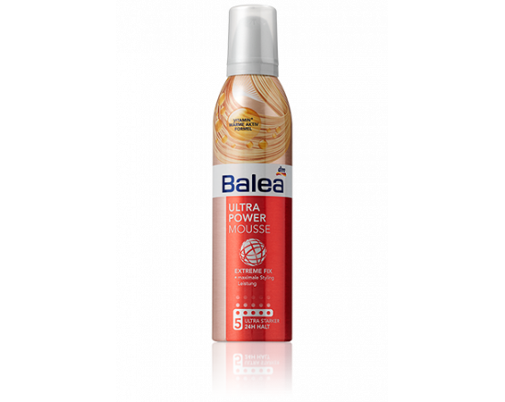 Balea Ultra Power Mousse-Пена для волос ультра сильной фиксации.