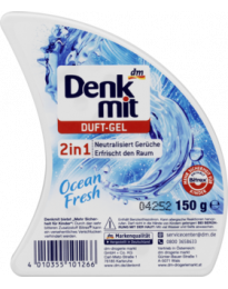 Denkmit Duft-Gel 2in1 - Освежитель гелевый. Океан.