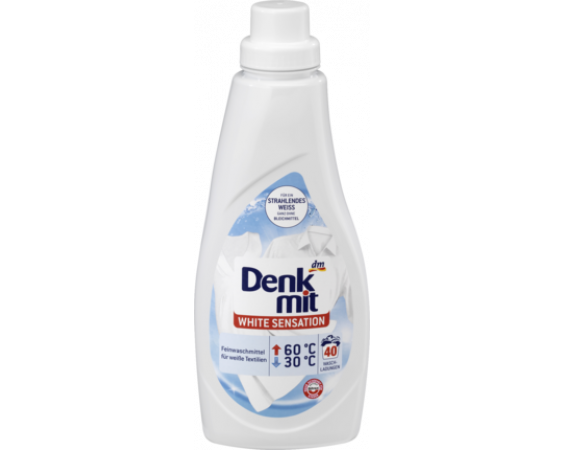Denkmit White Sensation - жидкий порошок для белого белья