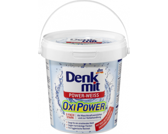Denkmit Oxi Power Power-WEISS - пятновыводитель  для белого,  ведро, 750 г.