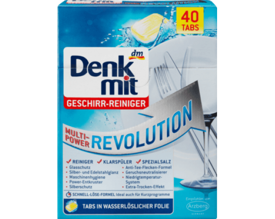 Denkmit Multi-Power Revolution Tabs - Таблетки для посудомоечной машины