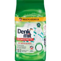  Denkmit Vollwaschmittel - стиральный порошок для светлого и белого белья, 40 стирок, 2.7 кг