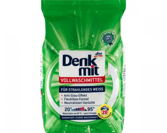Denkmit Vollwaschmittel - стиральный порошок для светлого и белого белья
