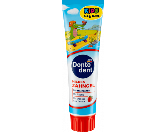  Dontodent Mildes Zahngel bis 6- Dontodent мягкий зубной гель для детей до 6 лет, 100 мл