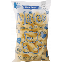 Органические кукурузные пшенные чипсы Mateo