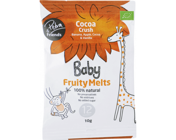 Сушеный деликатес Baby Fruity Melts, Cocoa Crush, 10 г