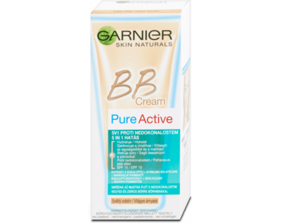 BB Cream 5in1 Pure Active, светлый оттенок, 50 мл