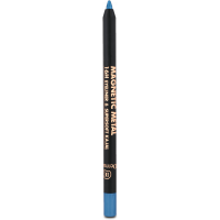 Водонепроницаемый магнитный металлический глазной карандаш, 3 синего цвета