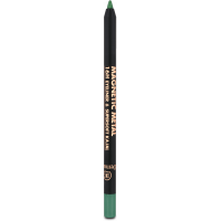 Водонепроницаемый магнитный металлический глазной карандаш, 4 зелёных