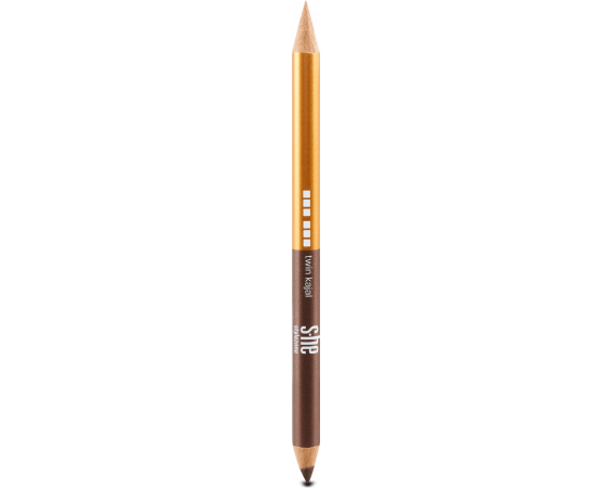 Двойной цветной карандаш, двойной каджал, 157/002, 1 шт.