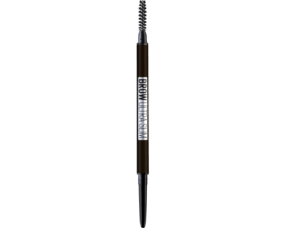 Ультра тонкий карандаш для бровей, темно-коричневый, 1 шт