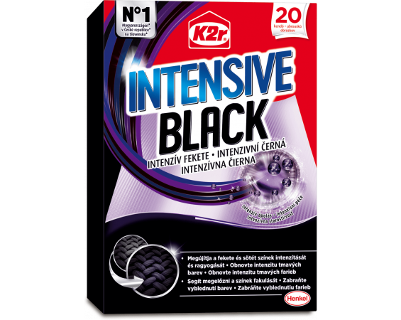 Стиральные полотенца Intensive Black, 20 шт.