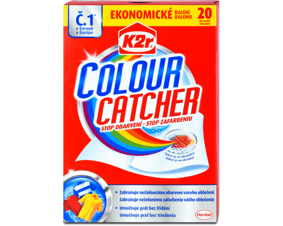 Стиральные полотенца Color Catcher Stop расцветка, 20 шт.