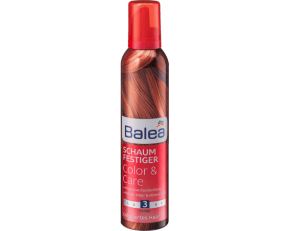 Balea Color & Care Mousse -Пена для волос колор