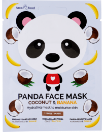 Панда текстильная кокосово-банановая маска для лица